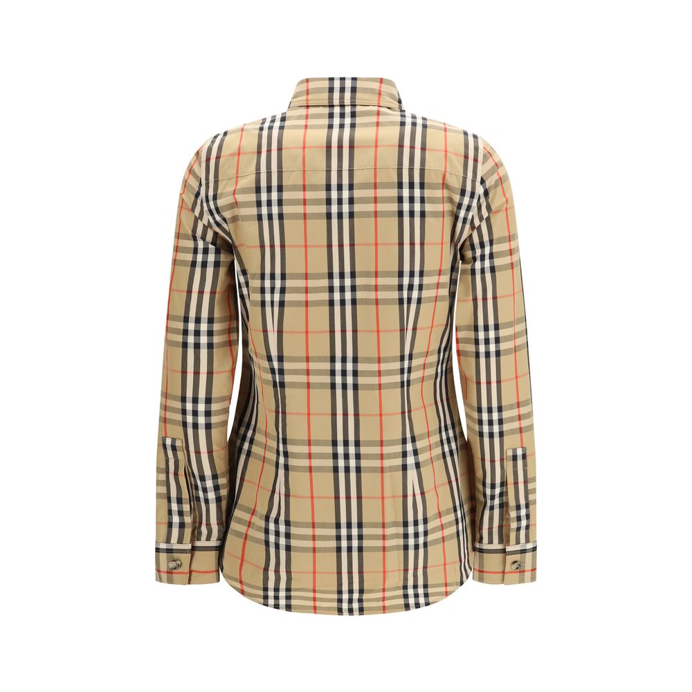 Burberry Multicolor Cotton Pattern Shirt - Designer Couture Elegance