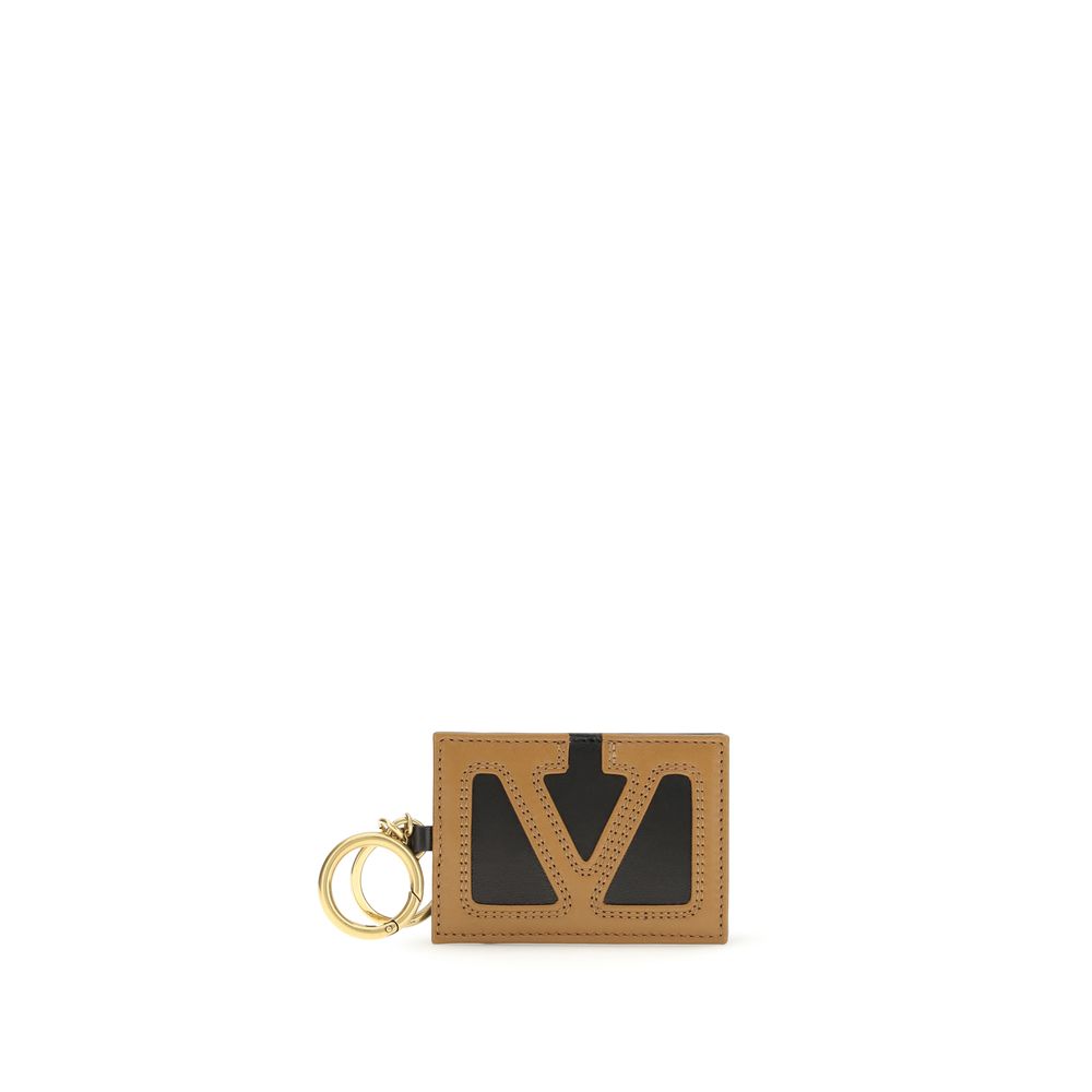 Valentino Garavani Bos Taurus Keychain - Multicolor Calf Leather