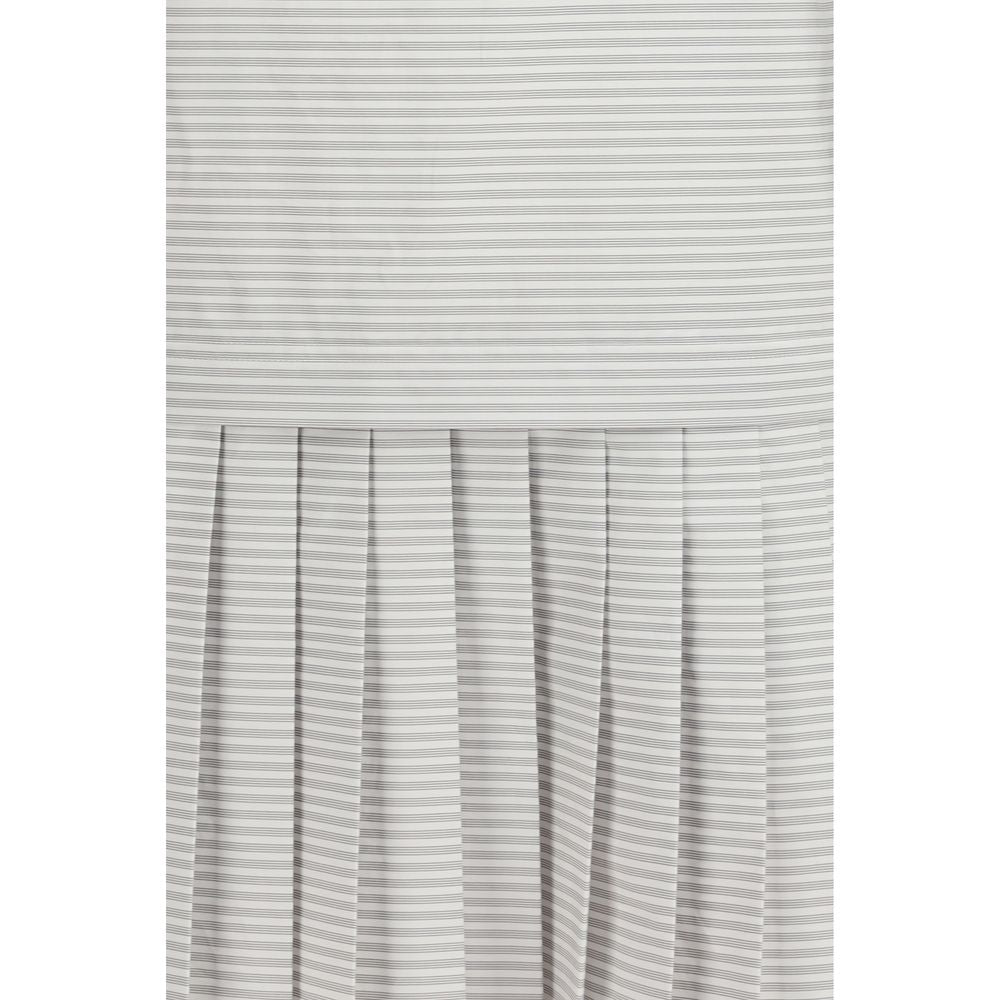 Thom Browne Gray Cotton Casual Dress - Effortless Luxury Elegance