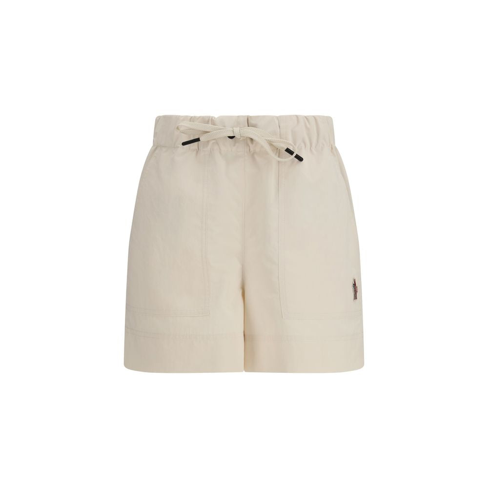 Moncler Grenoble Beige Bermuda Shorts - Luxurious Outdoor Elegance