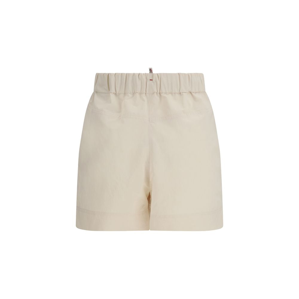 Moncler Grenoble Beige Bermuda Shorts - Luxurious Outdoor Elegance