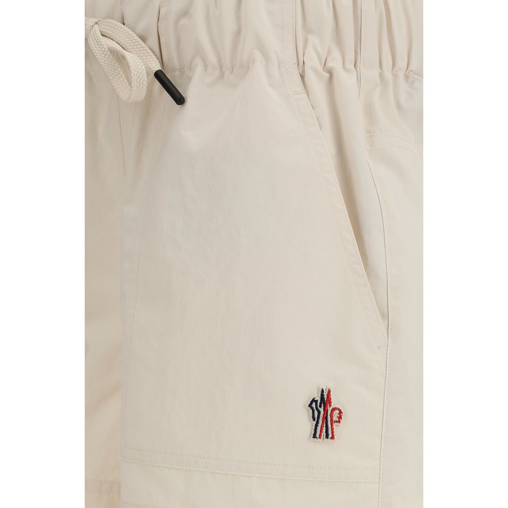 Moncler Grenoble Beige Bermuda Shorts - Luxurious Outdoor Elegance