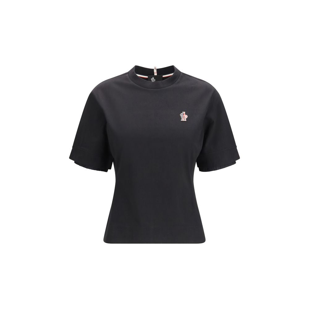 Moncler Grenoble Black Cotton T-Shirt - Luxury Everyday Essential