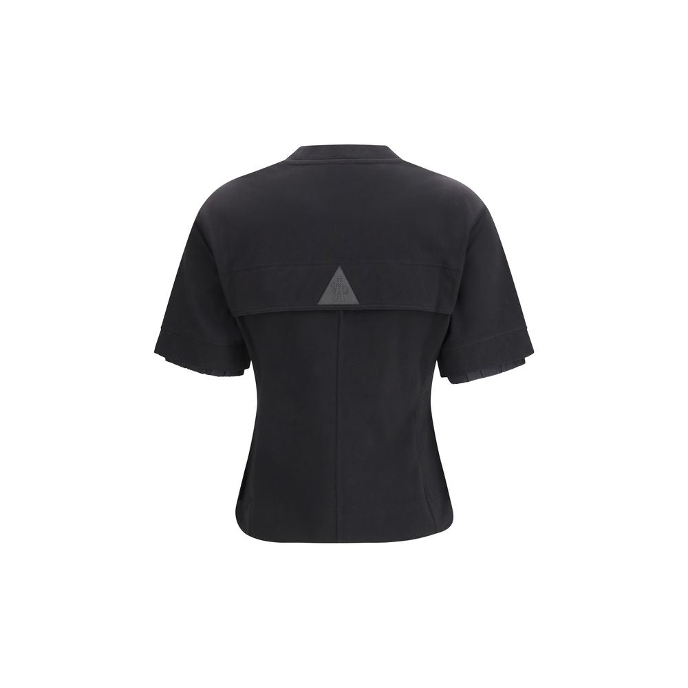 Moncler Grenoble Black Cotton T-Shirt - Luxury Casualwear
