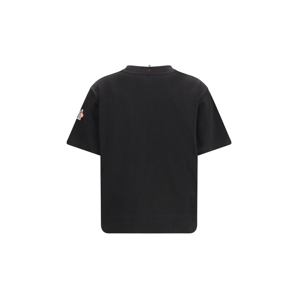 Moncler Grenoble Black Cotton T-Shirt - Timeless Luxury Essential