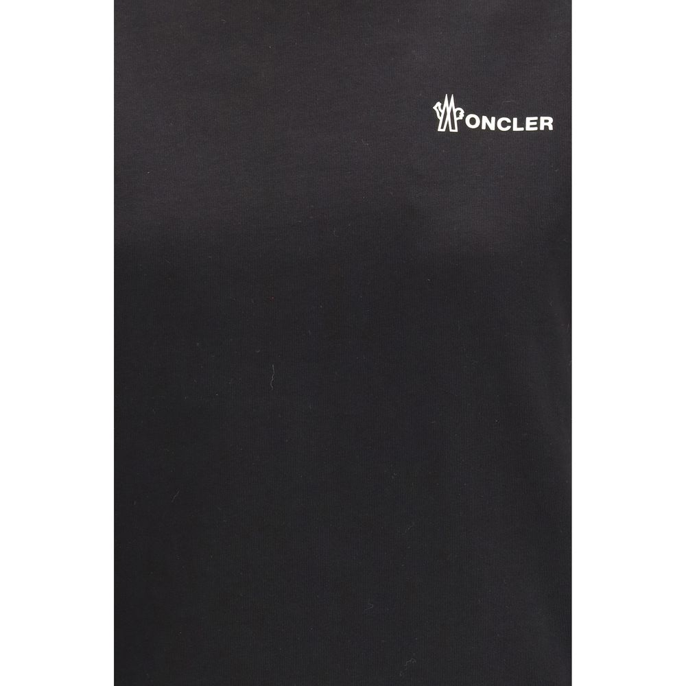 Moncler Grenoble Black Cotton T-Shirt - Timeless Luxury Essential