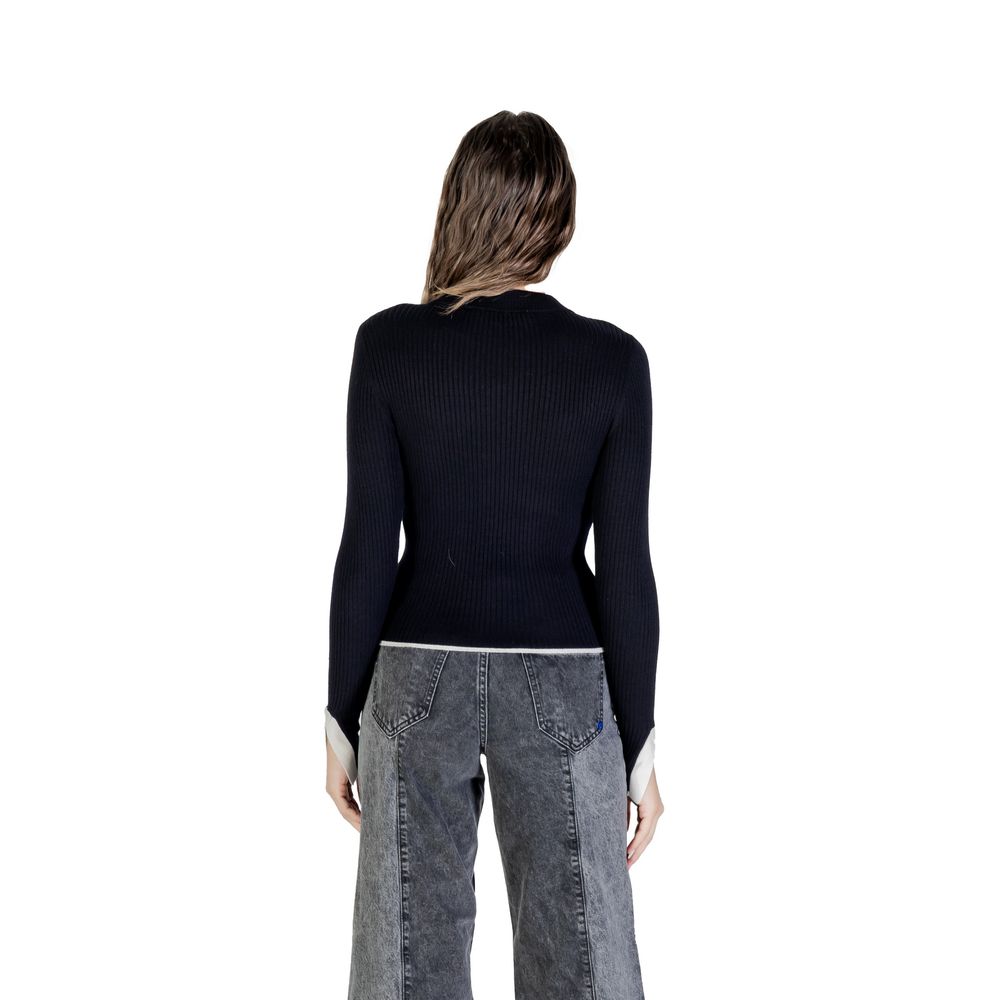 Karl Lagerfeld Black Viscose Sweatshirt