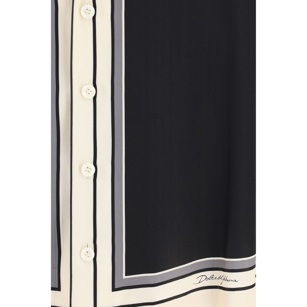 Dolce & Gabbana Silk Pattern Shirt - Exquisite Luxury Statement