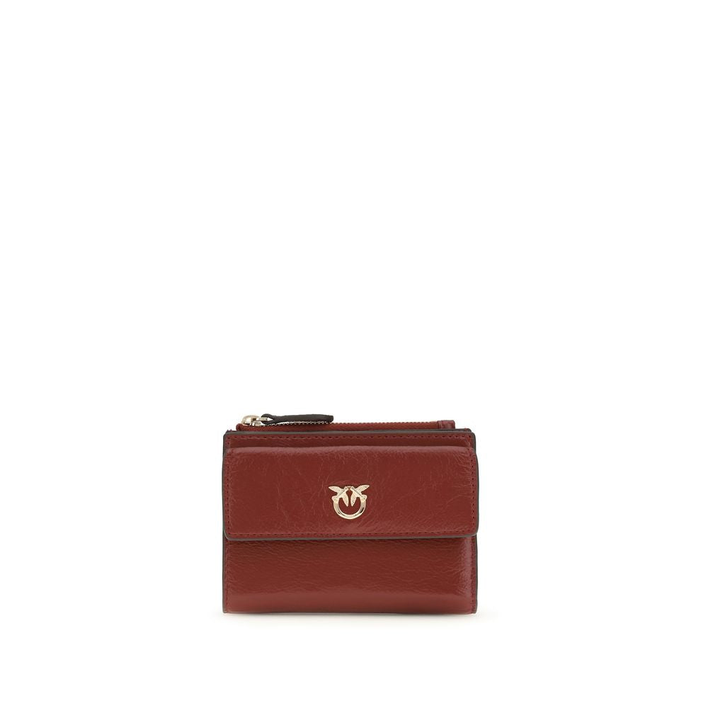 Discover the PINKO Bordeaux Calf Leather Bos Taurus Wallet, a masterpiece of exquisite craftsmanship from the SS26 collection, embodying timeless elegance and refined luxury.