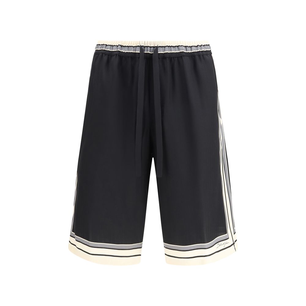 Dolce & Gabbana Multicolor Silk Shorts - Exquisite Summer Elegance