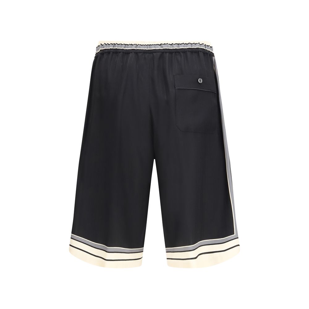 Dolce & Gabbana Multicolor Silk Shorts - Exquisite Summer Elegance