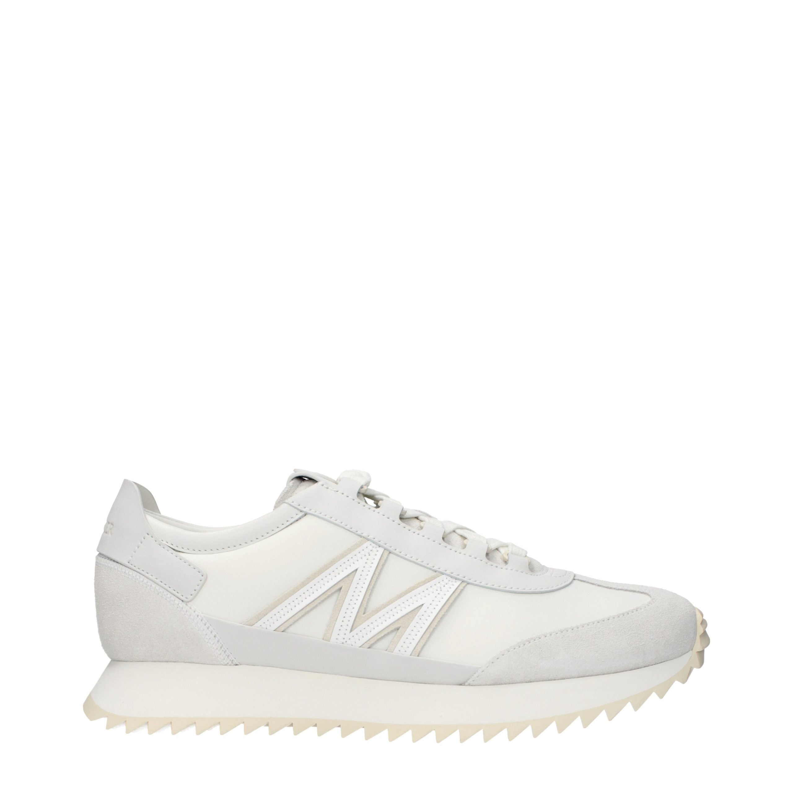 Experience the exquisite Moncler White Leather Athletic Sneakers, where luxurious craftsmanship meets timeless elegance, perfect for those who embody sophistication and style.