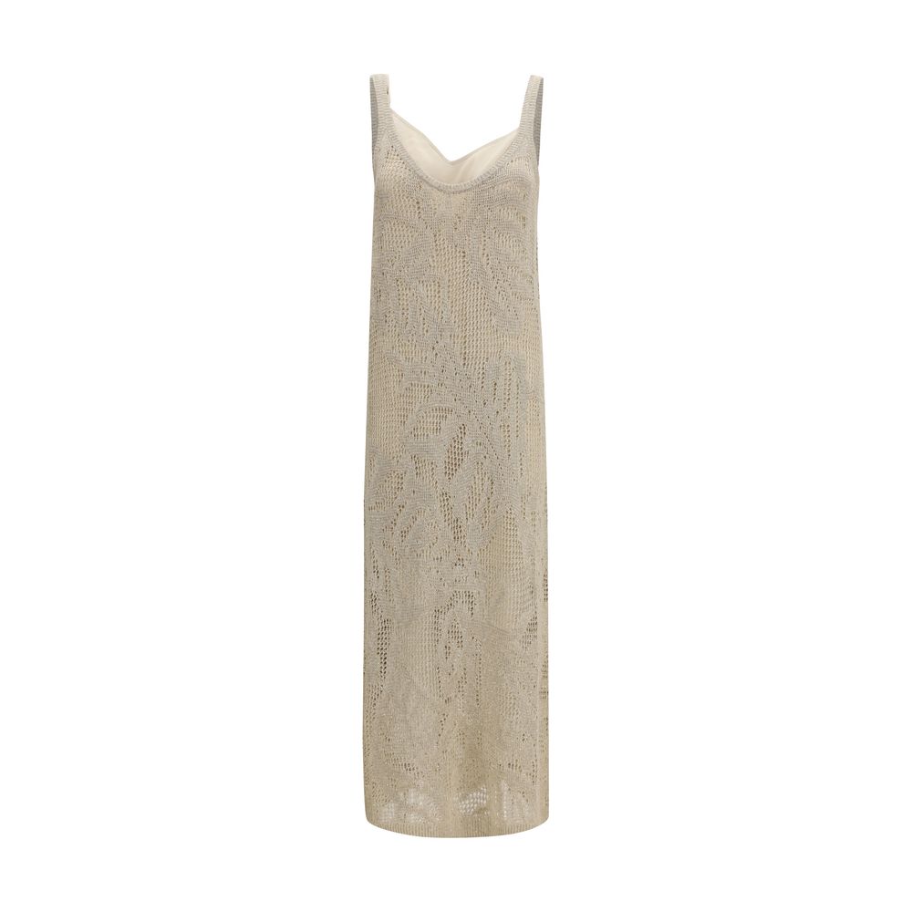 Brunello Cucinelli Beige Linen Casual Dress – Timeless Luxury Elegance