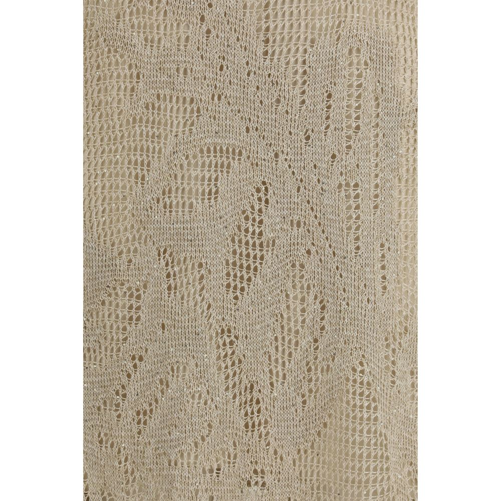 Brunello Cucinelli Beige Linen Dress – Exquisite Luxury Elegance