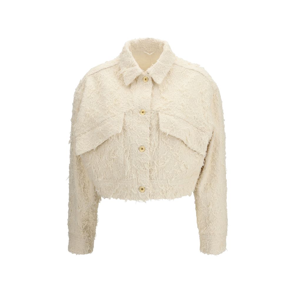 Brunello Cucinelli Beige Denim Jacket – Artisanal Luxury Outerwear