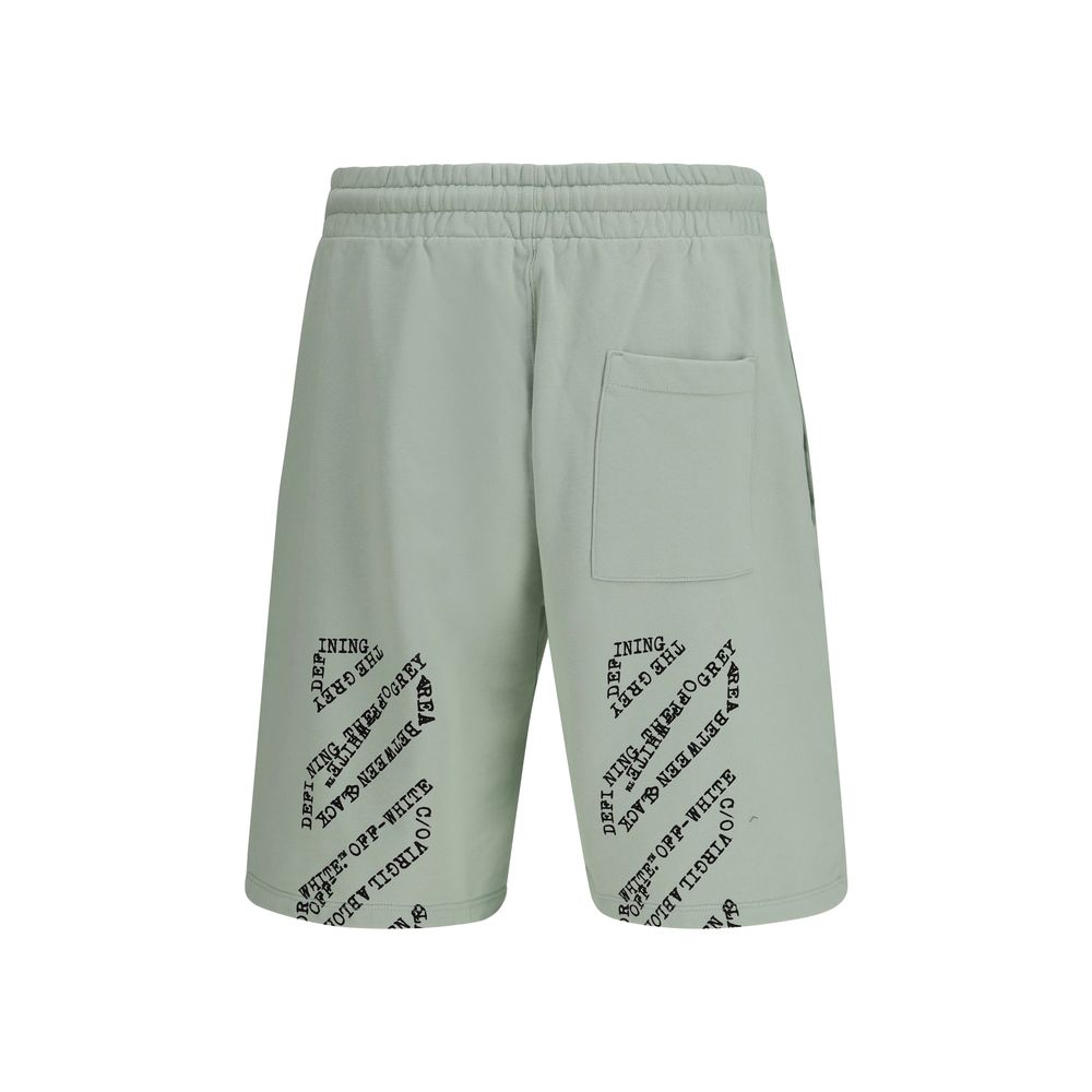 Elevate your style with Off-White Bicolor Cotton Shorts, a luxurious blend of comfort and contemporary design, perfect for the discerning fashion connoisseur.