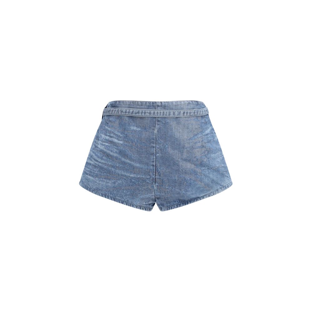 Discover the Diesel Blue Cotton Bermuda Shorts from SS26, where luxurious craftsmanship meets avant-garde design, perfect for the discerning individual seeking effortless elegance.