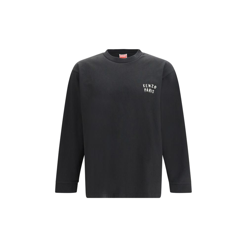 Kenzo Black Cotton Long Sleeve T-Shirt - Effortless Luxury Essential