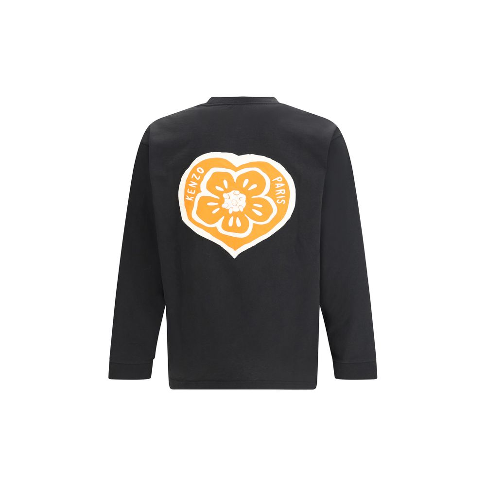 Kenzo Black Cotton Long Sleeve T-Shirt - Effortless Luxury Essential