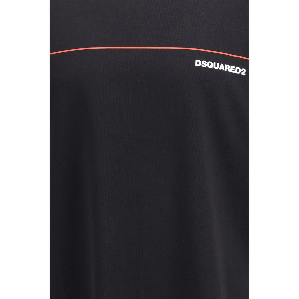 Discover the Dsquared² Black Cotton T-Shirt, a luxurious blend of craftsmanship and minimalism, perfect for elevating your everyday elegance in any setting.