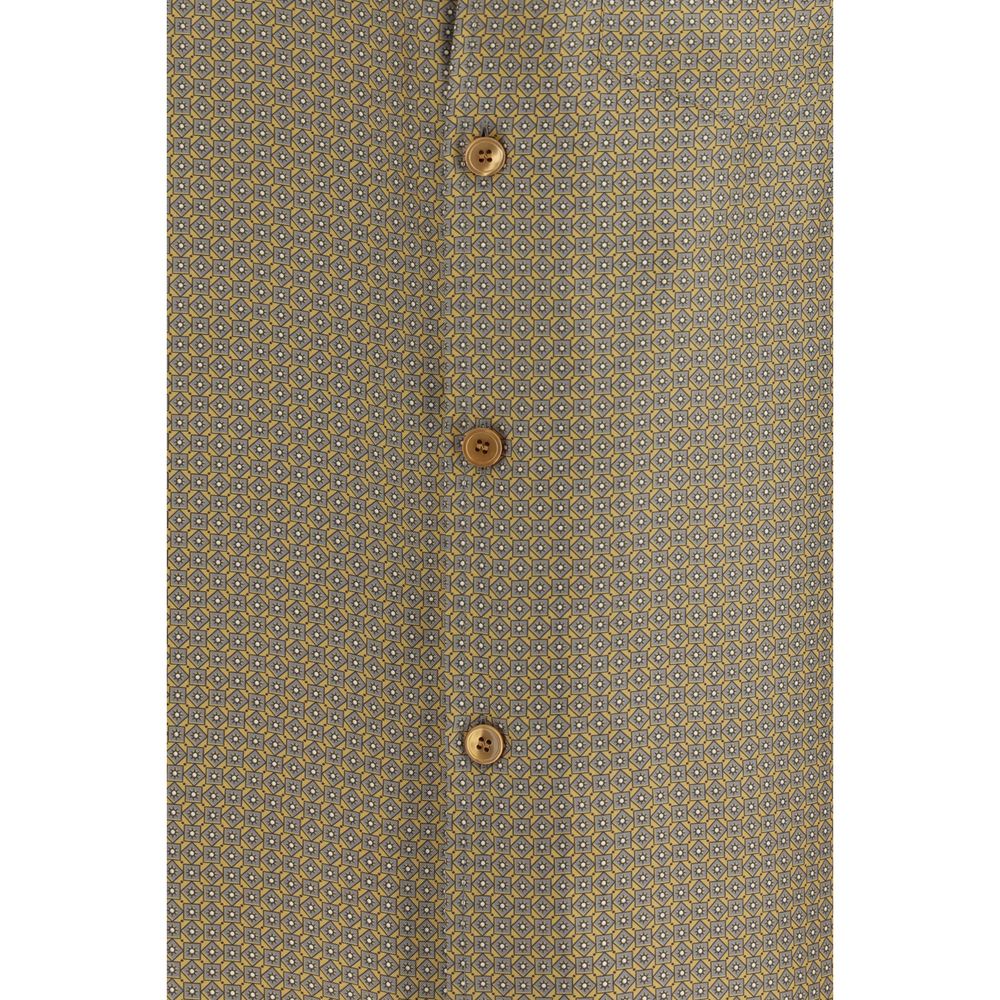 Saint Laurent Multicolor Silk Pattern Shirt - Luxury Redefined