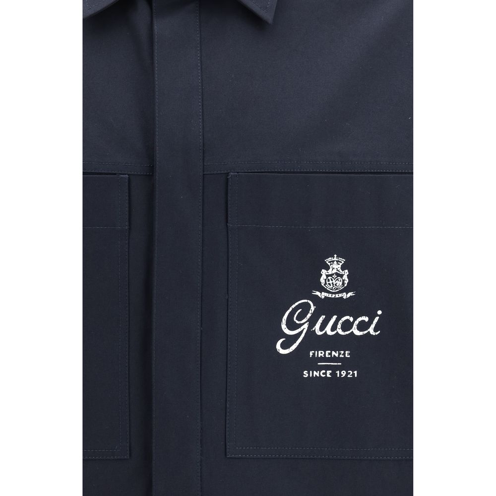 Gucci Blue Cotton Clothing
