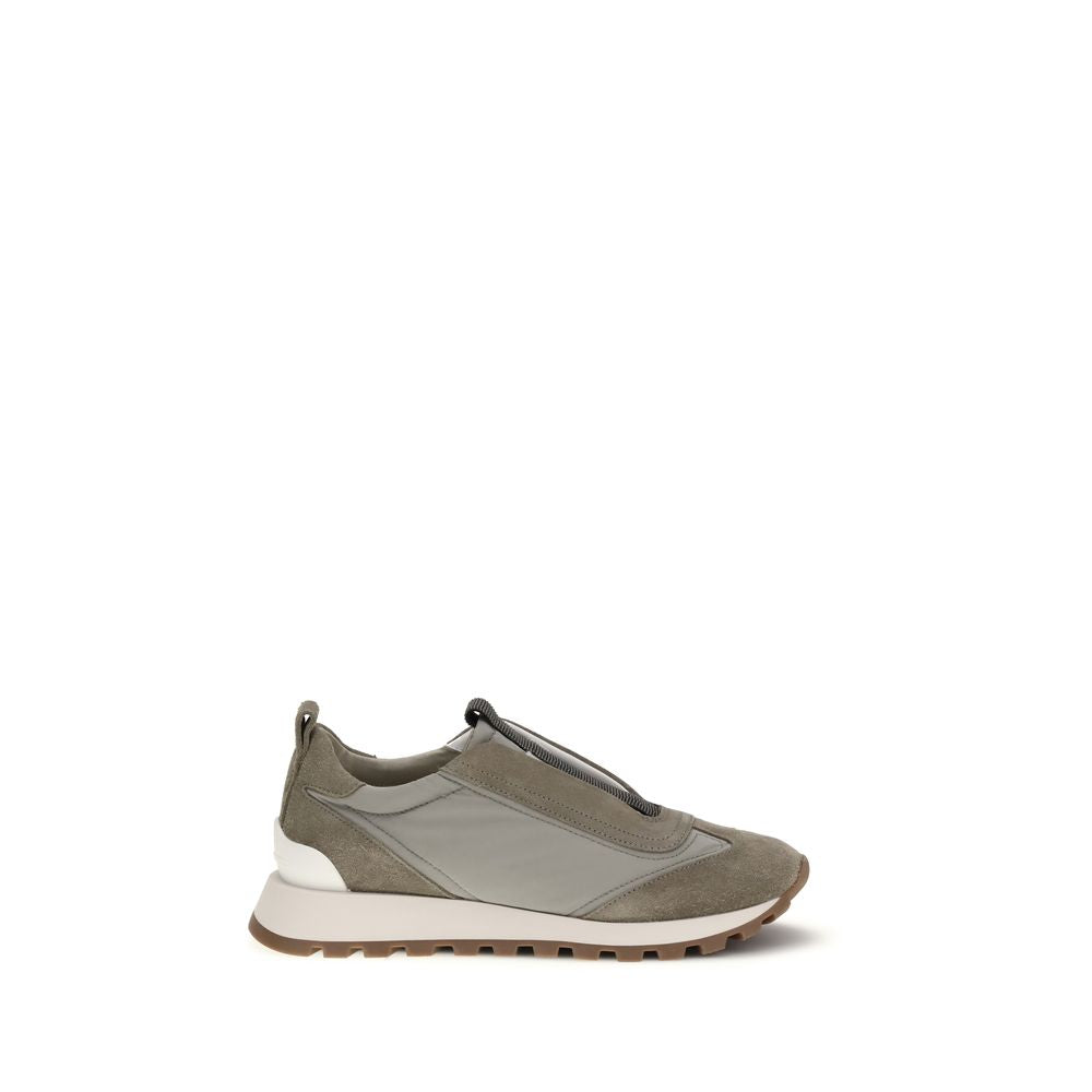 Brunello Cucinelli Bicolor Polyester Sneakers - Luxury Elegance