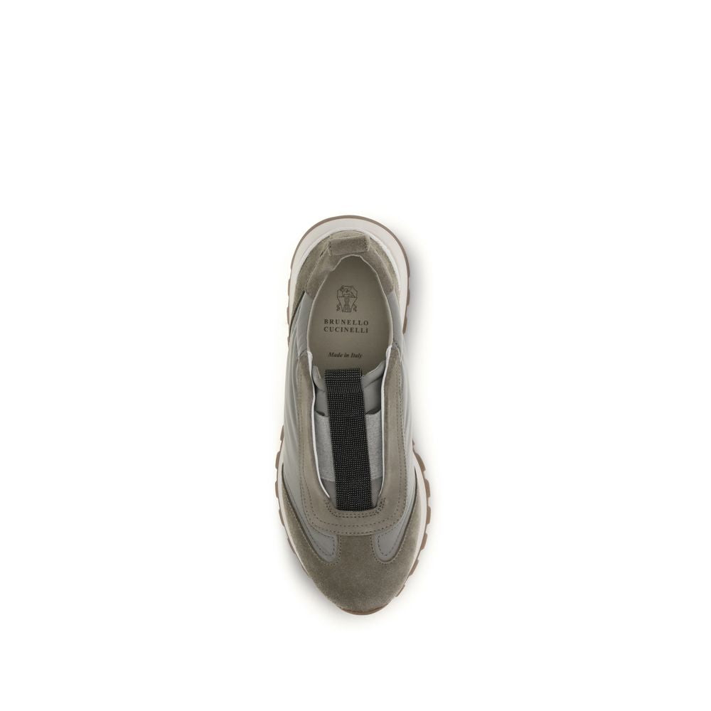 Brunello Cucinelli Bicolor Polyester Sneakers - Luxury Elegance