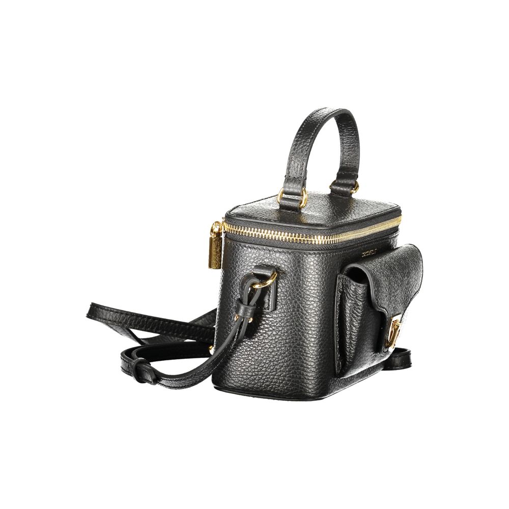 Coccinelle Black Leather Handbag - Timeless Italian Luxury