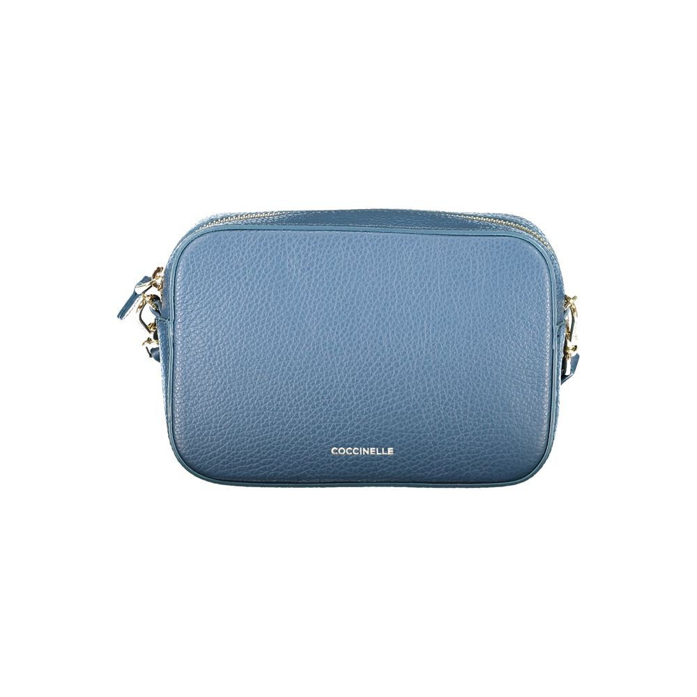Coccinelle Blue Leather Handbag - Timeless Italian Luxury