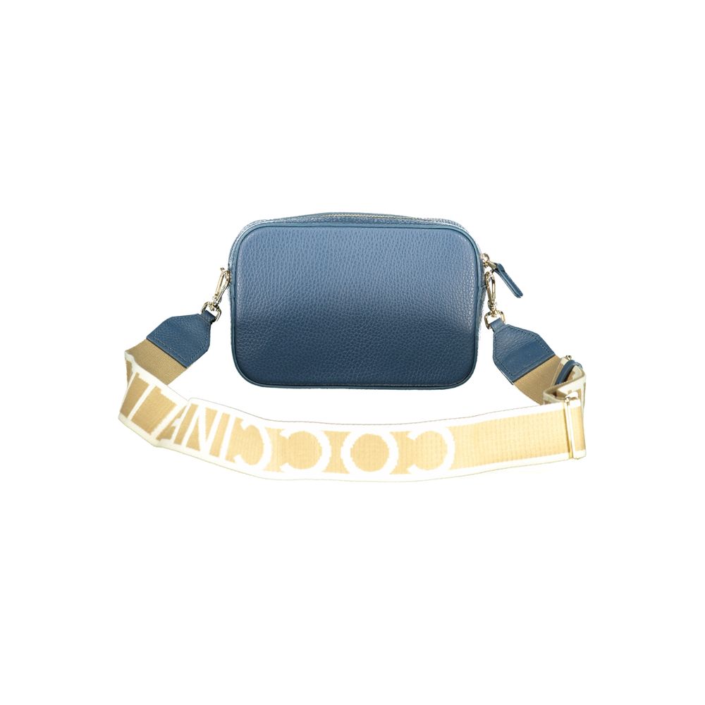 Coccinelle Blue Leather Handbag - Timeless Italian Luxury