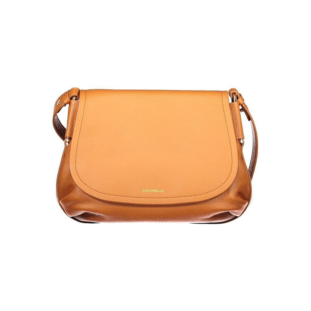 Coccinelle Arancione Pelle Handbag - Artisanal Luxury Accessory