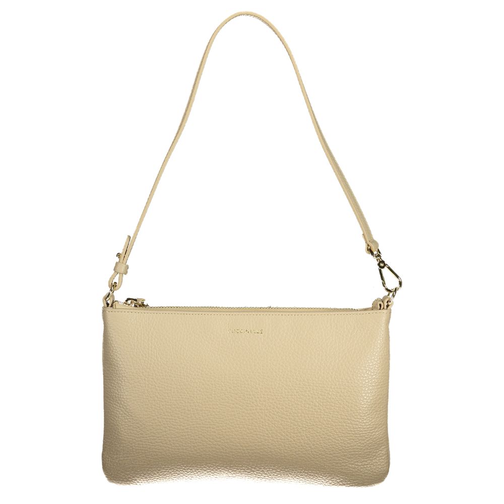 Coccinelle Beige Pelle Handbag - Timeless Luxury Redefined