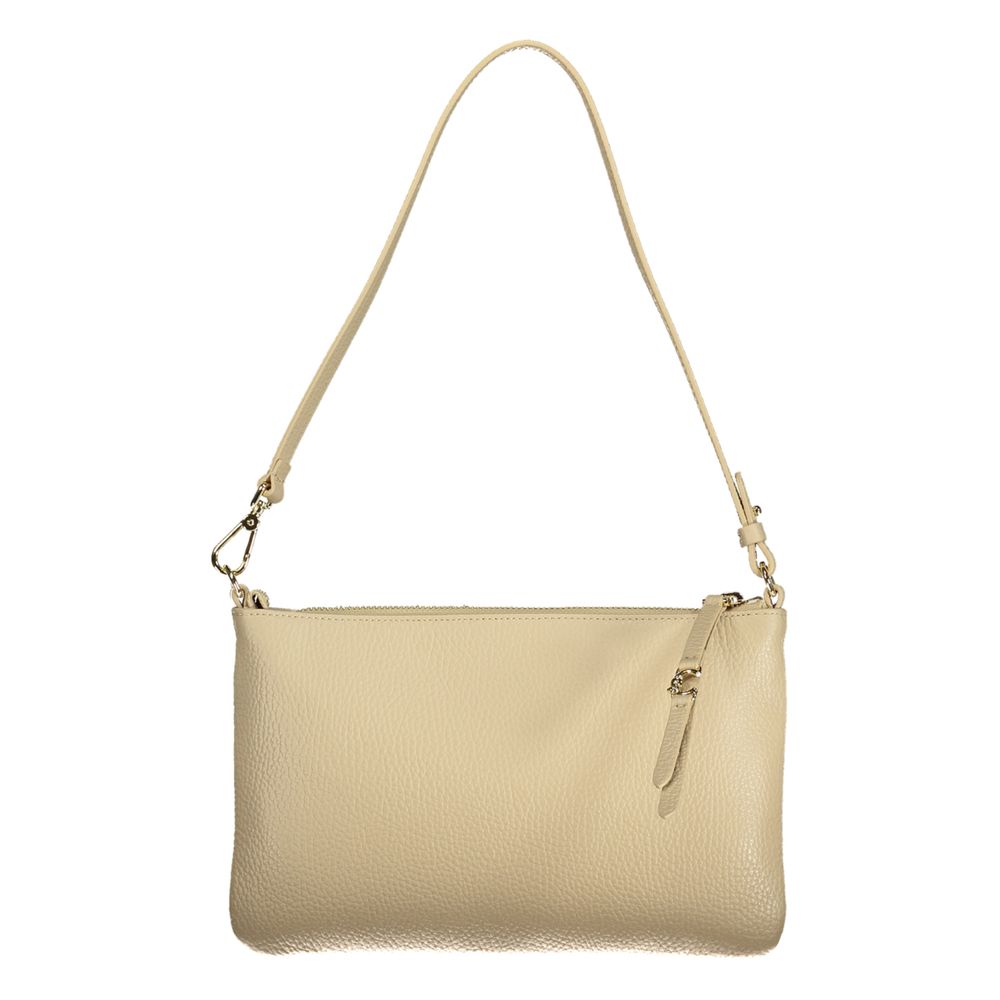 Coccinelle Beige Pelle Handbag - Timeless Luxury Redefined