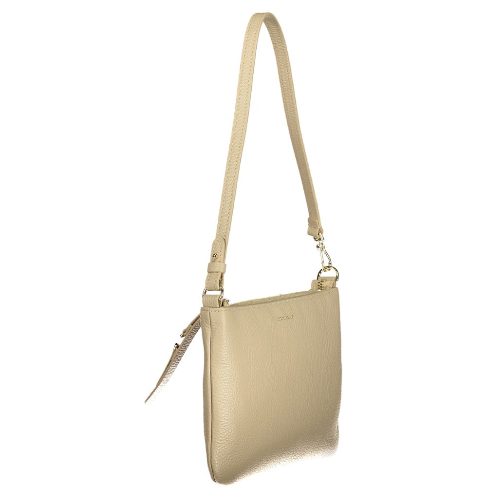 Coccinelle Beige Pelle Handbag - Timeless Luxury Elegance