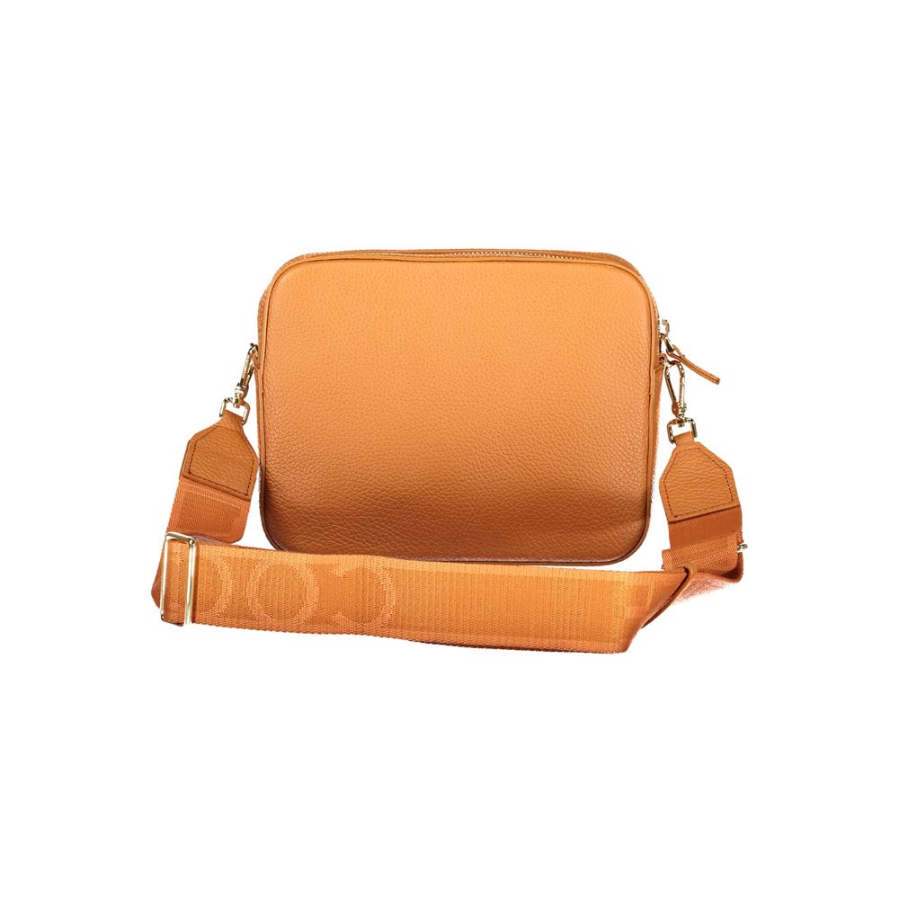 Coccinelle Arancione Leather Handbag - Artisanal Luxury Elegance