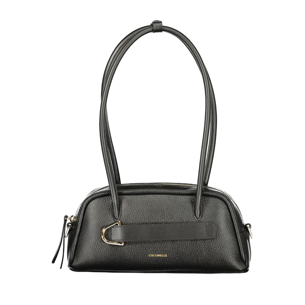 Coccinelle Black Leather Handbag - Exquisite Luxury Accessory