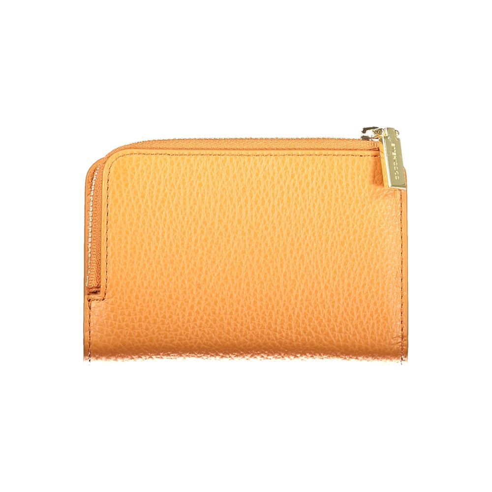 Discover the Coccinelle Arancione Leather Women Wallet, a symbol of luxury crafted from 100% Pelle, perfect for those who embrace elegance and sophistication.
