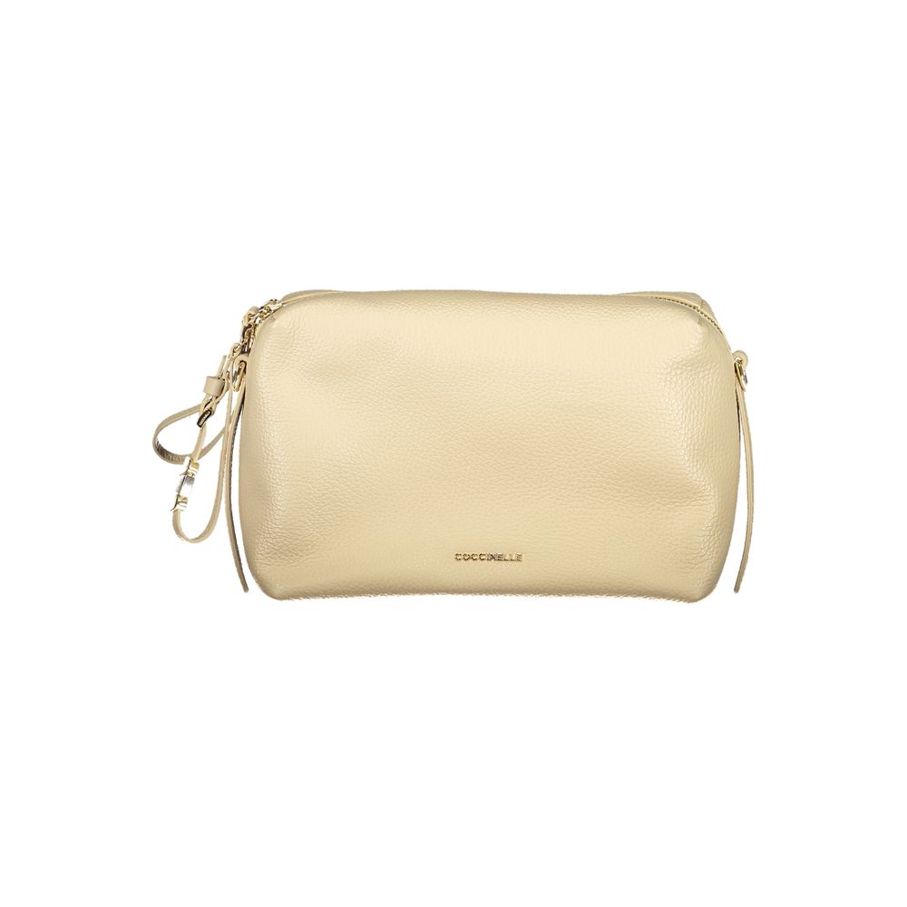 Coccinelle Beige Leather Women Handbag