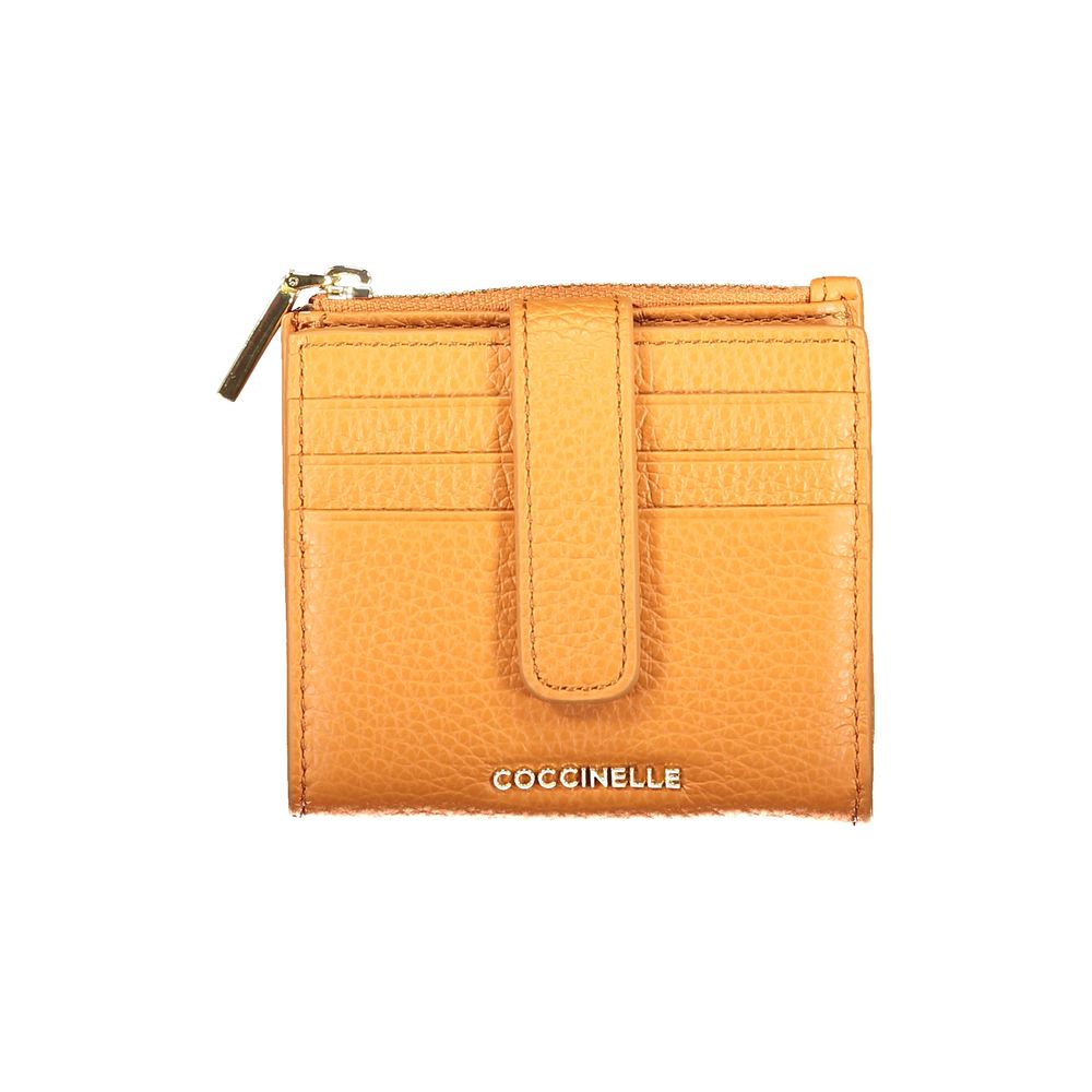 Coccinelle Arancione Leather Wallet – Timeless Italian Elegance
