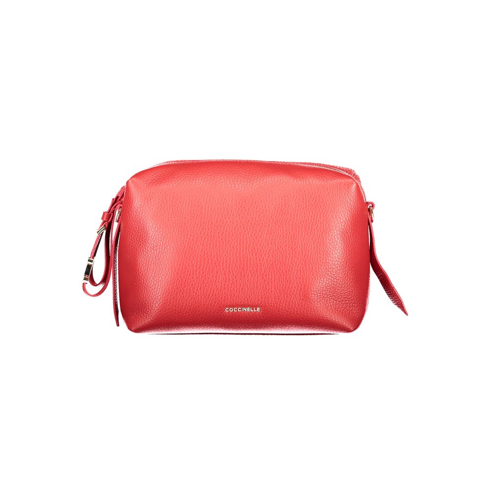 Coccinelle Rosso Pelle Handbag - Artisanal Luxury Accessory
