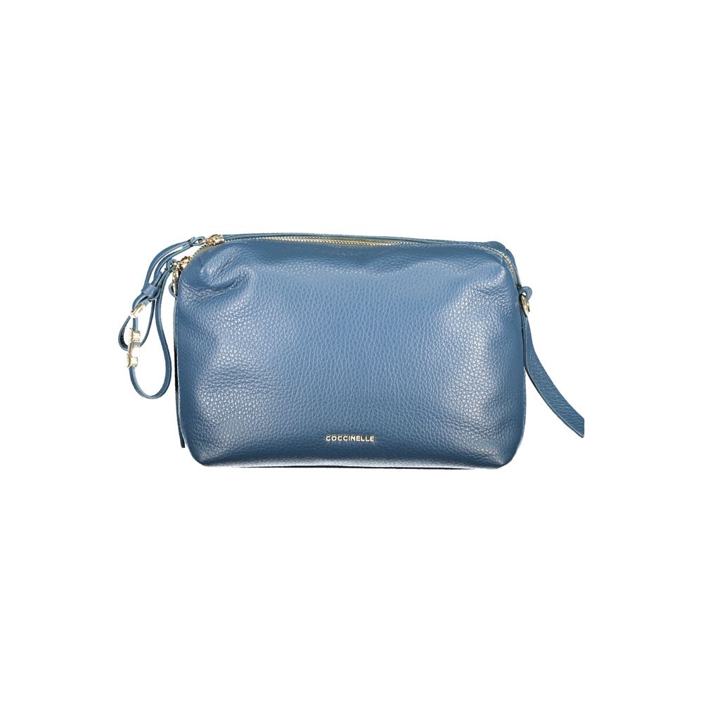 Discover the Coccinelle Blu Pelle Womens Handbag, a masterpiece of Italian craftsmanship in sumptuous blue leather, elevating your style with timeless elegance and sophistication.