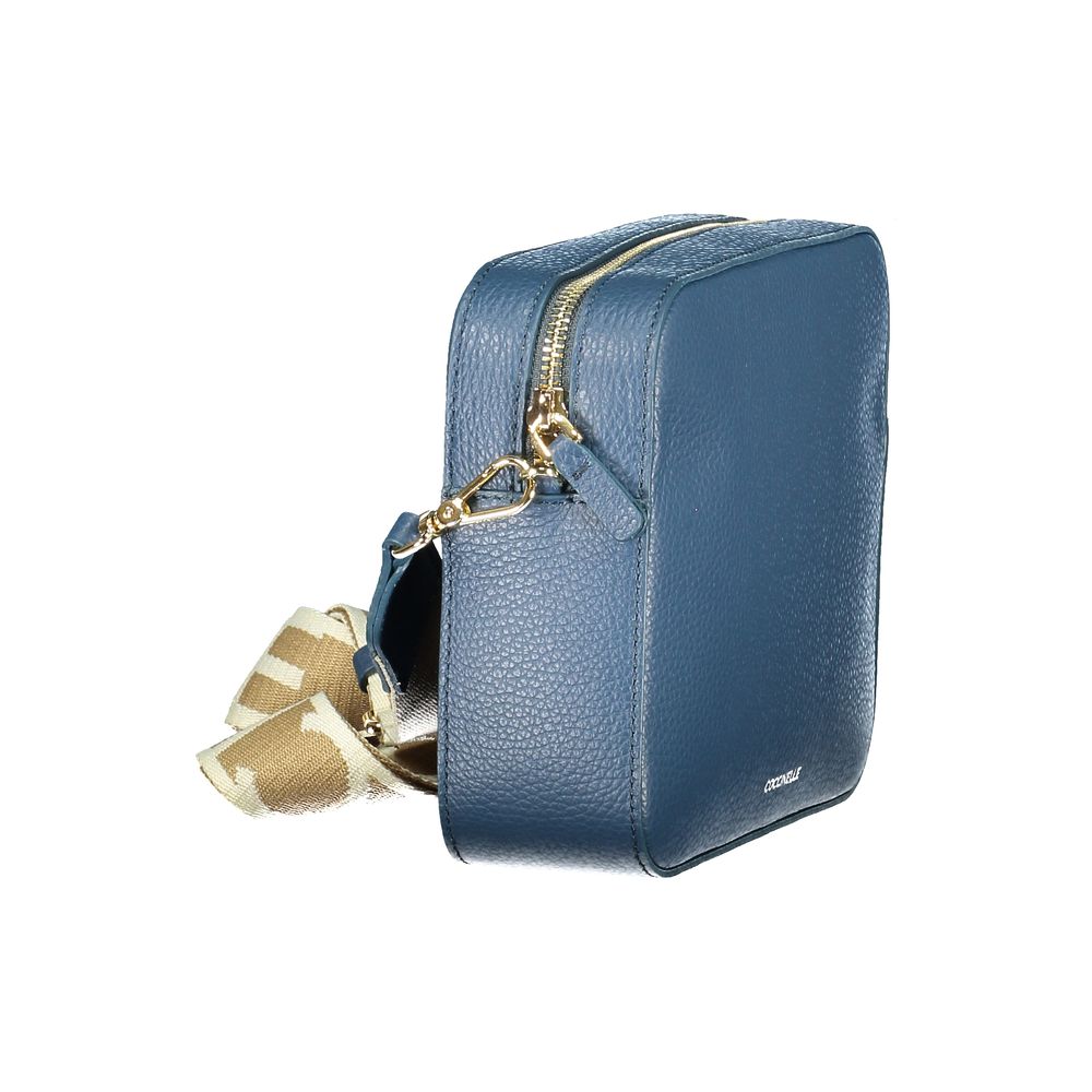 Coccinelle Blu Pelle Donna Borsa - Exquisite Leather Handbag