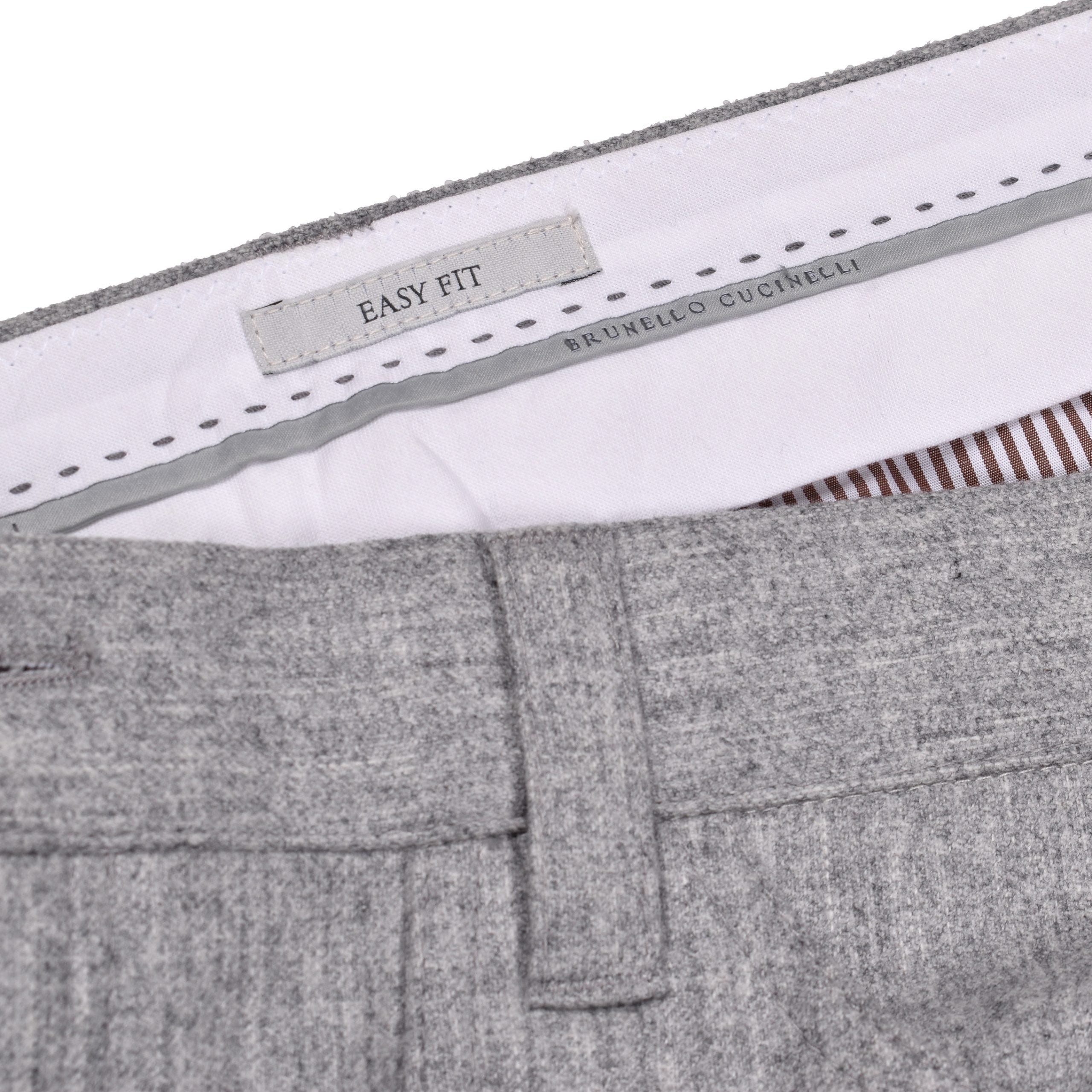 Brunello Cucinelli Pearl Wool Cargo Pants