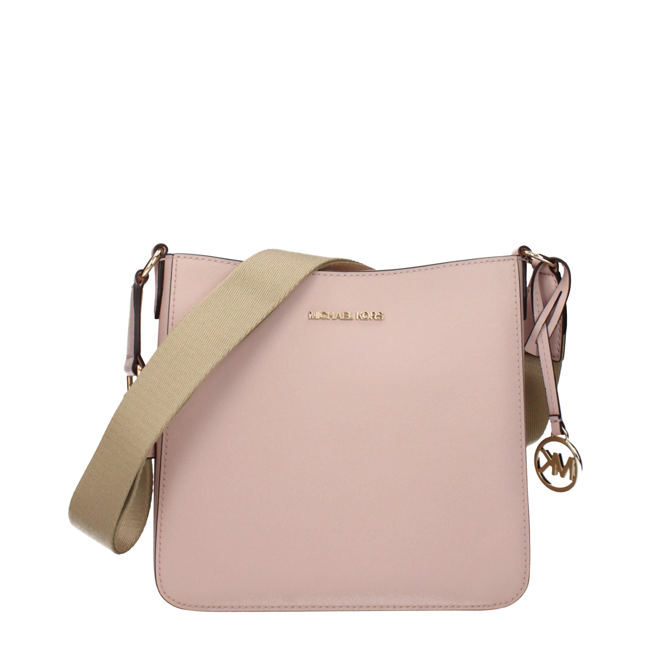 Elevate your elegance with the Michael Kors Pink Leather Shoulder Bag, a masterpiece of craftsmanship that redefines luxury for every occasion.