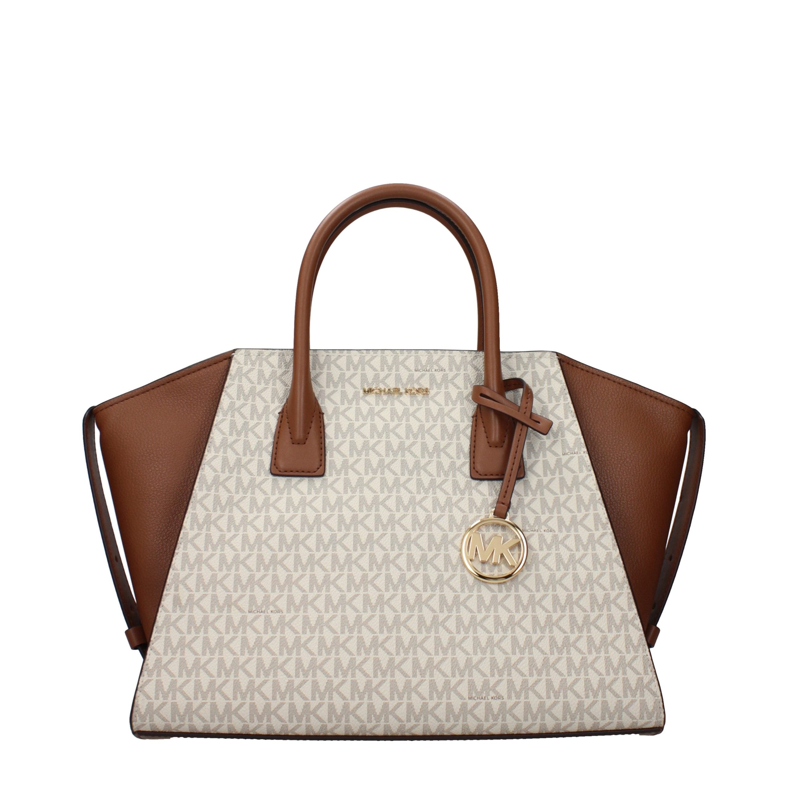 Elevate your style with the Michael Kors Beige Fabric Handbag, a symbol of exquisite craftsmanship and timeless elegance, perfect for any sophisticated occasion.