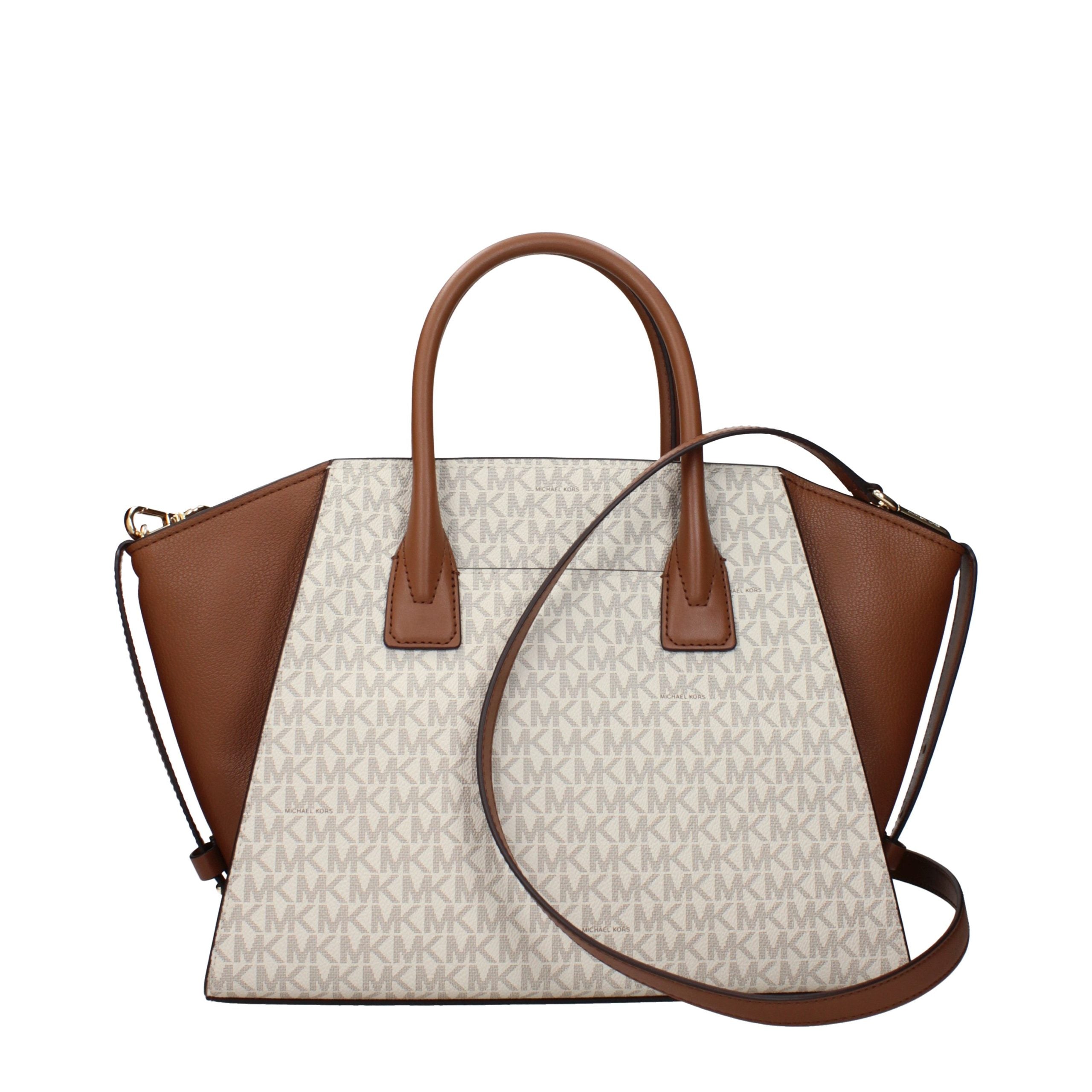 Discover the Michael Kors Beige Fabric Handbag, a symbol of exquisite craftsmanship and timeless elegance, perfect for elevating any sophisticated ensemble.