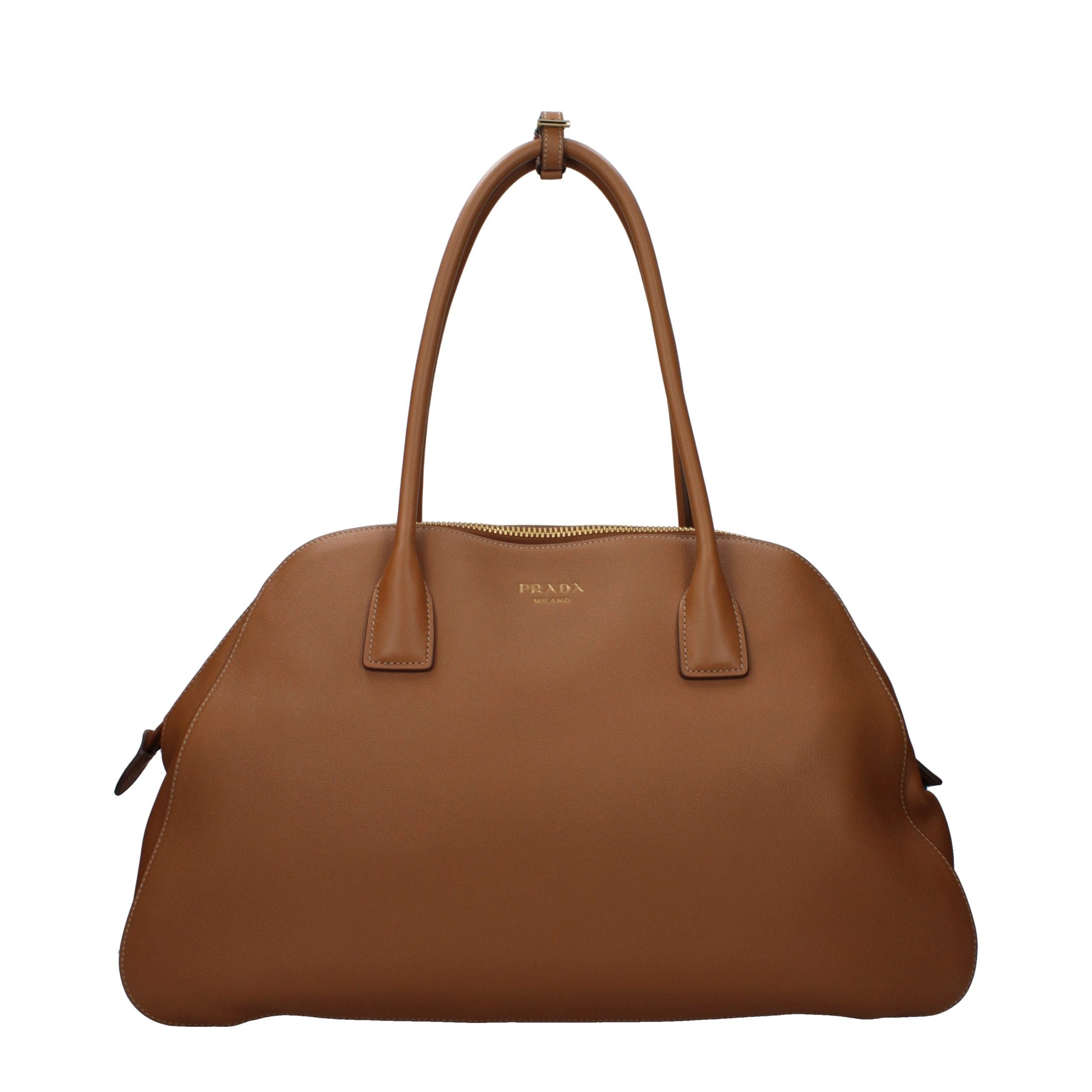 Indulge in the Prada Brown Leather Shoulder Bag, a symbol of sophistication and unparalleled craftsmanship, elevating your style with luxurious elegance.