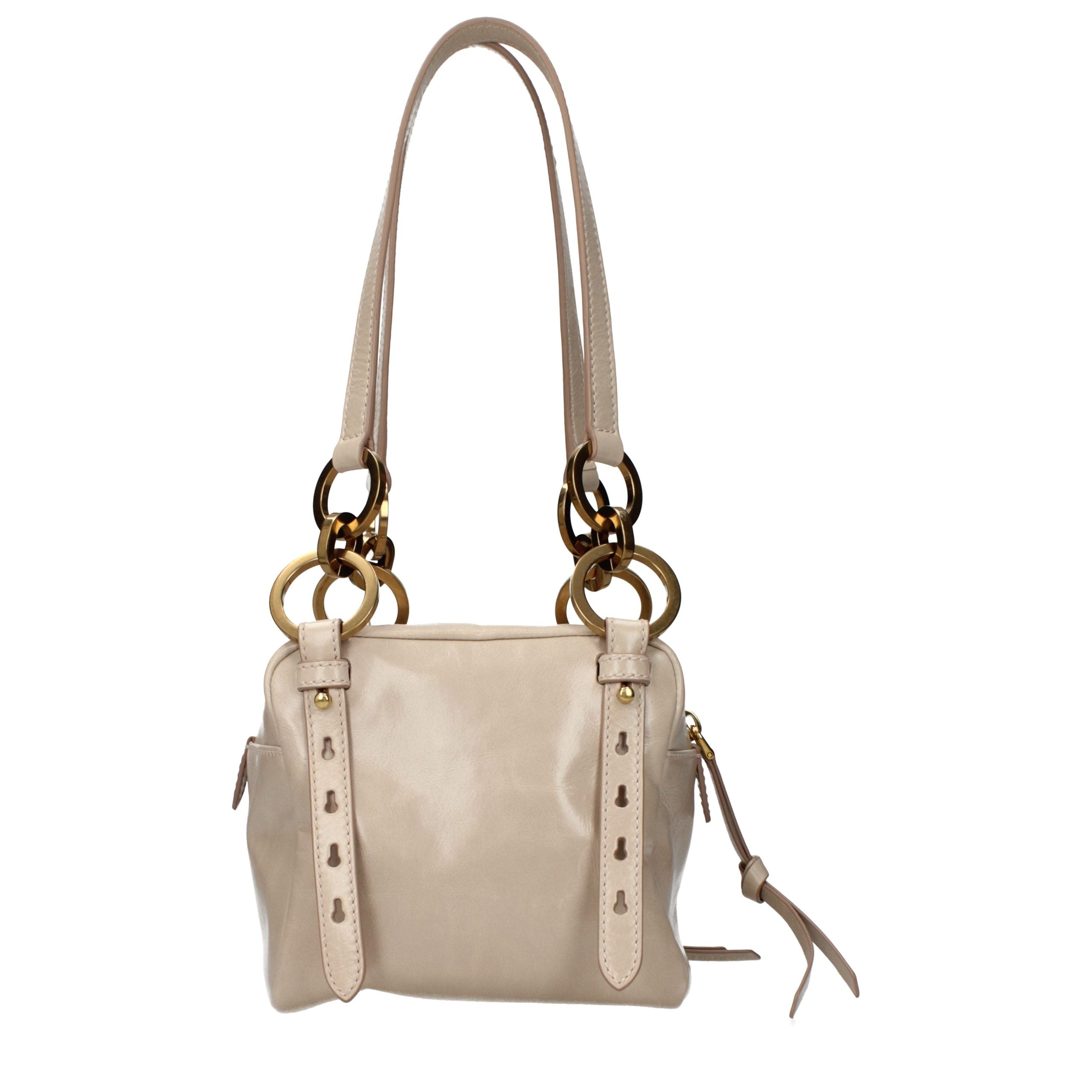 Indulge in the exquisite Prada Pink Leather Shoulder Bag, a luxurious blend of elegance and craftsmanship, perfect for elevating any sophisticated ensemble.