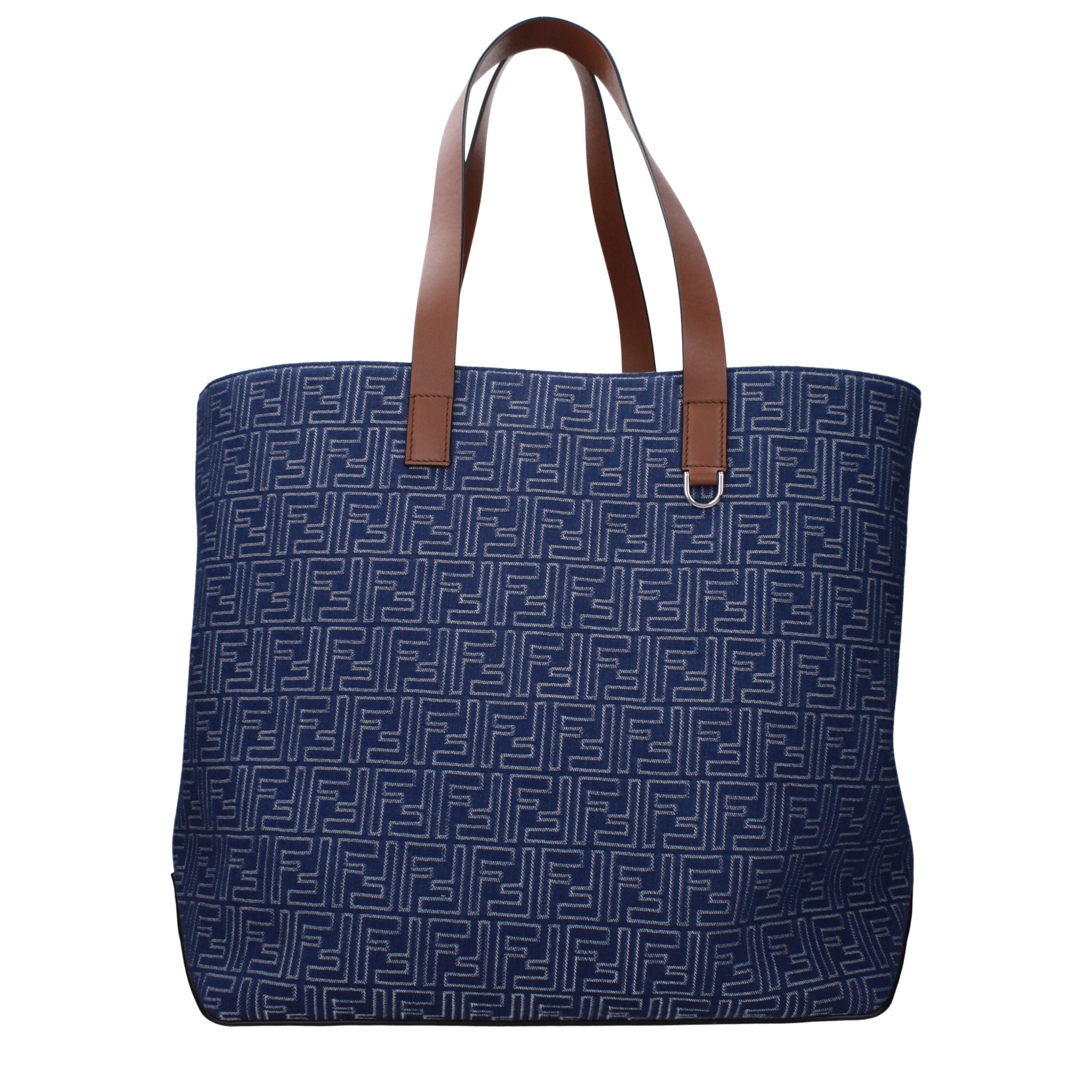 Fendi Blue Fabric Shoulder Bag - Timeless Luxury Redefined